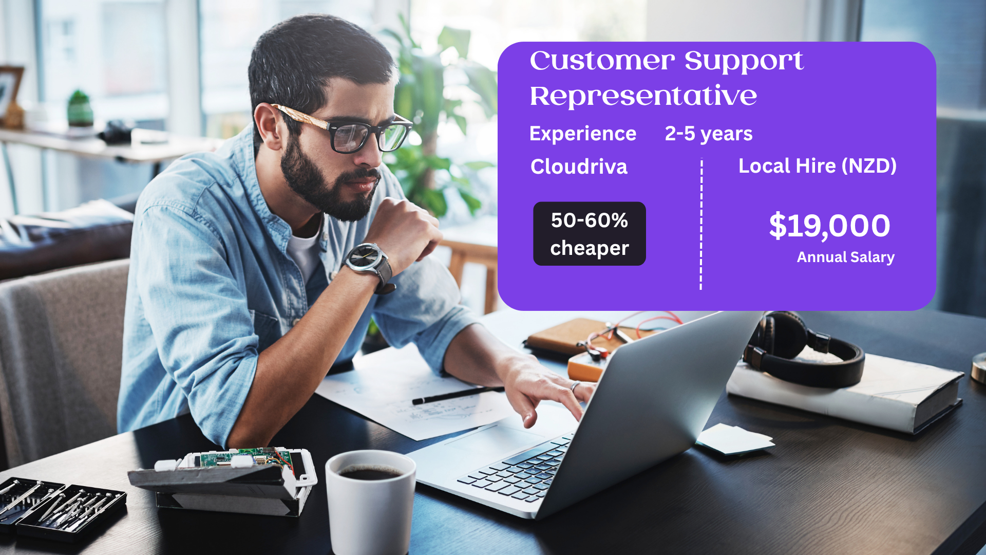 Beige White Aesthetic Motivational Quote Desktop Wallpaper